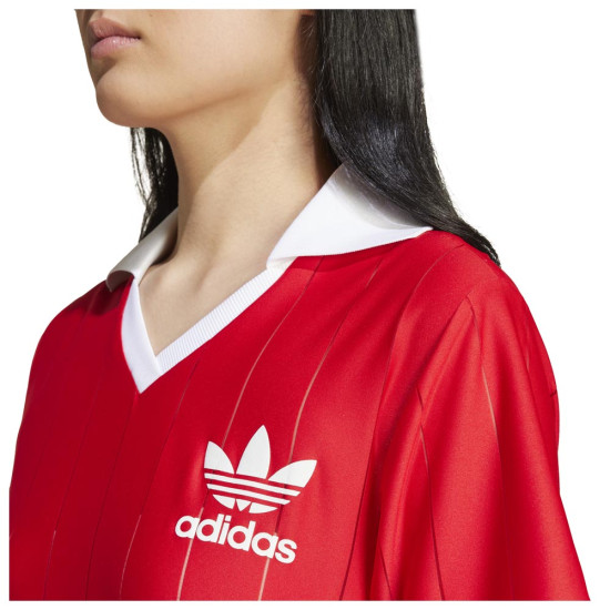 Adidas Γυναικείο φόρεμα Adicolor 3-Stripes Pinstripe Dress